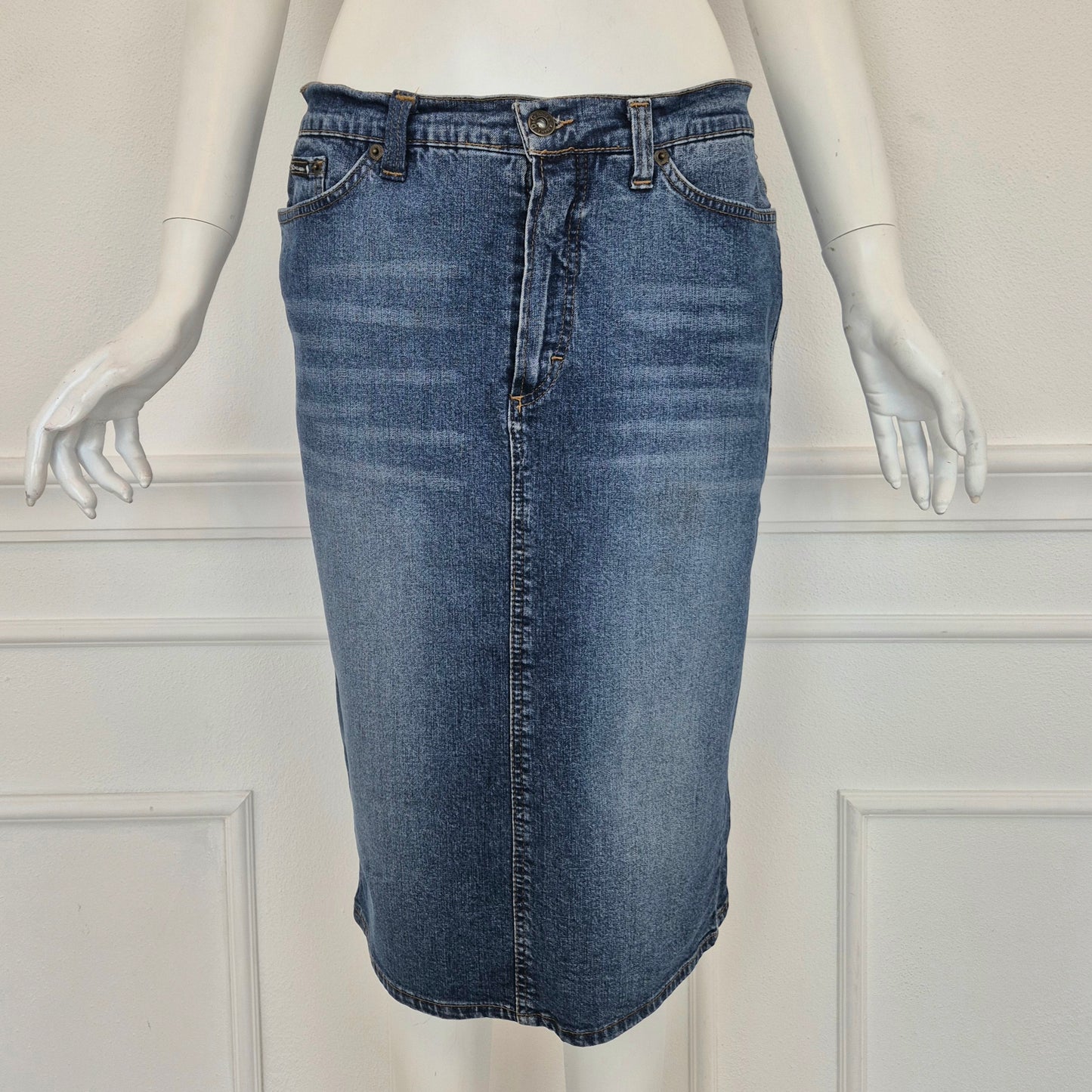 D&G Dolce & Gabbana | Gonna in denim elasticizzato