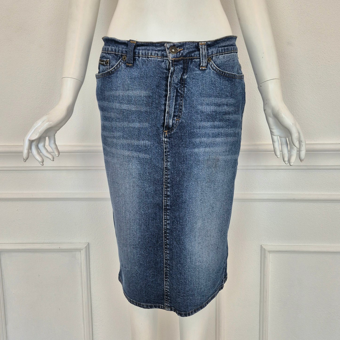 D&G Dolce & Gabbana | Gonna in denim elasticizzato