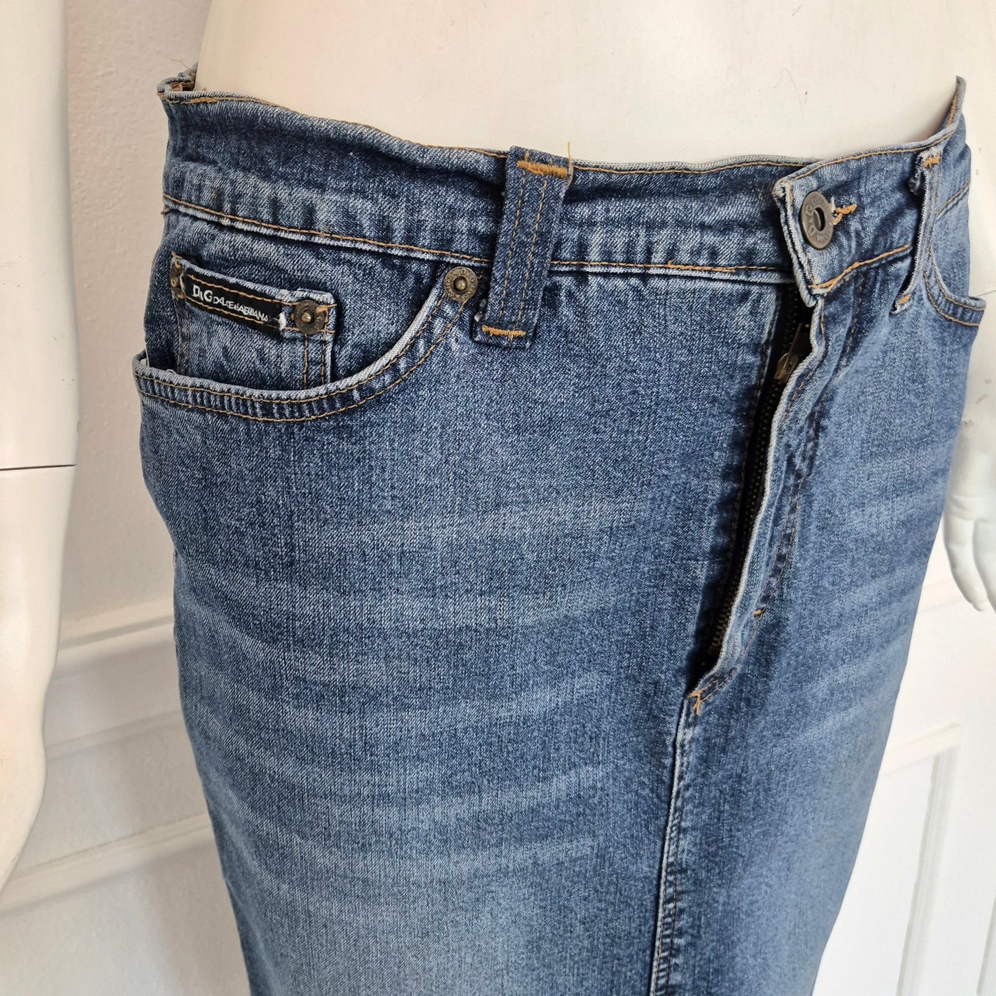 D&G Dolce & Gabbana | Gonna in denim elasticizzato