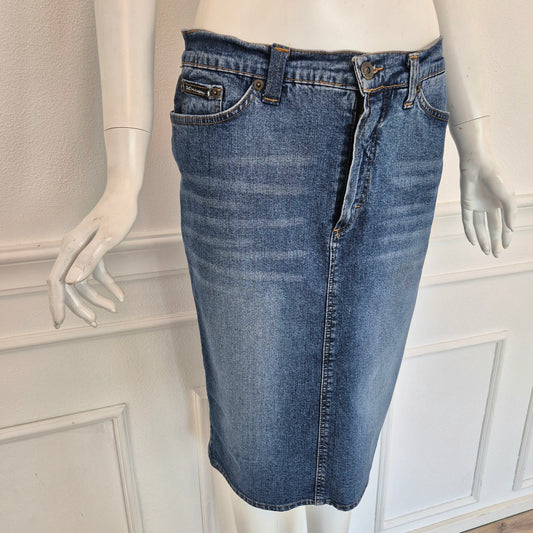 D&G Dolce & Gabbana | Gonna in denim elasticizzato