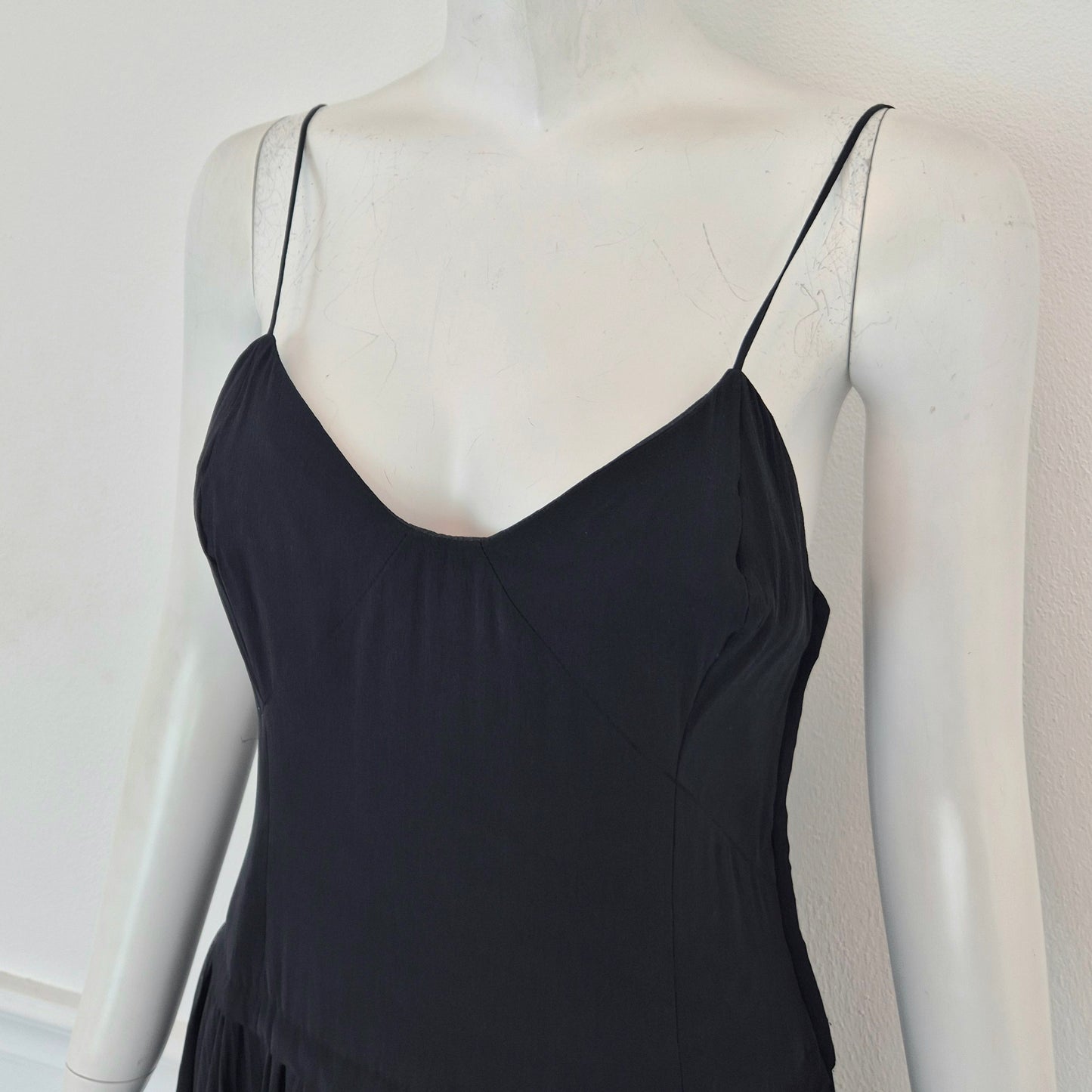Moschino | Abito vintage in pura seta nero