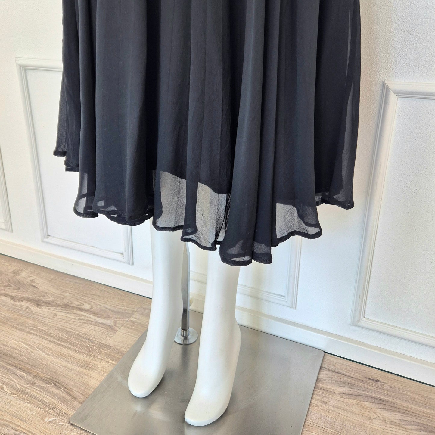 Moschino | Abito vintage in pura seta nero
