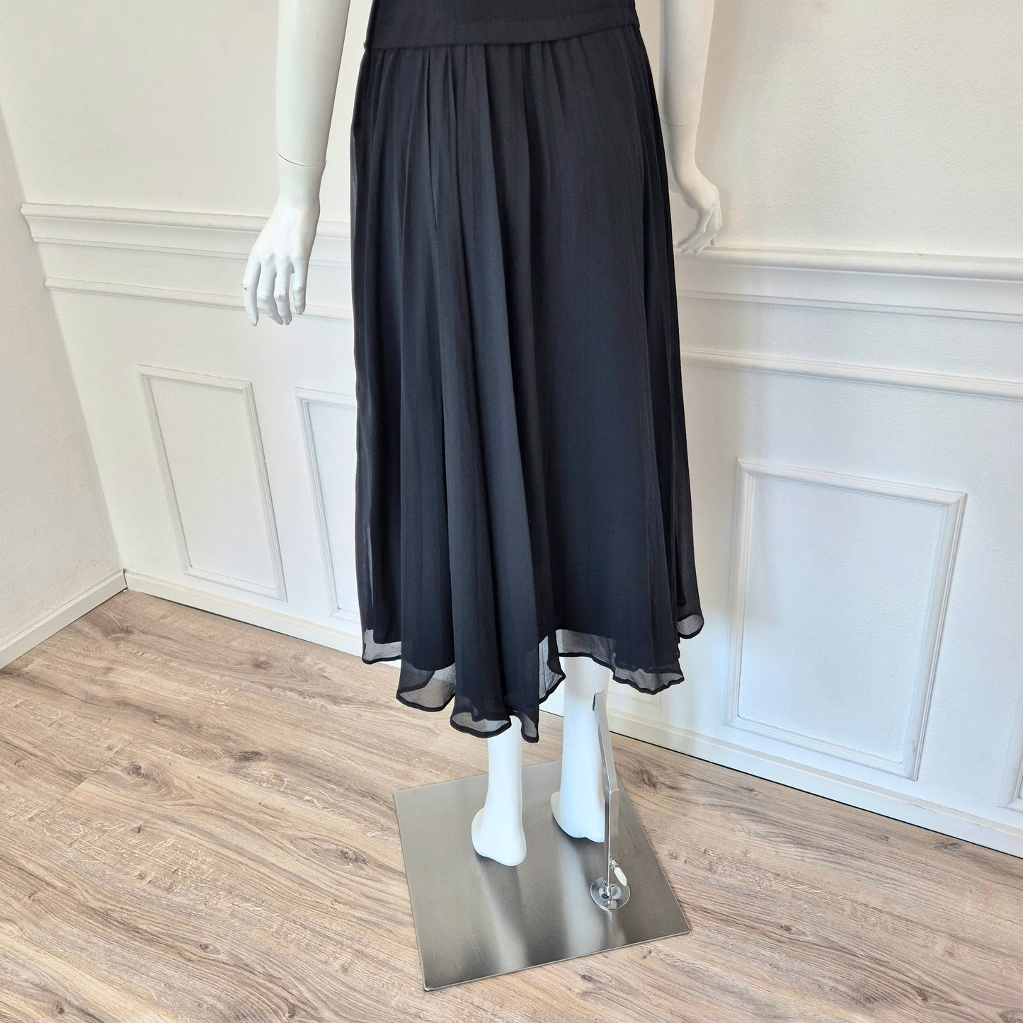 Moschino | Abito vintage in pura seta nero