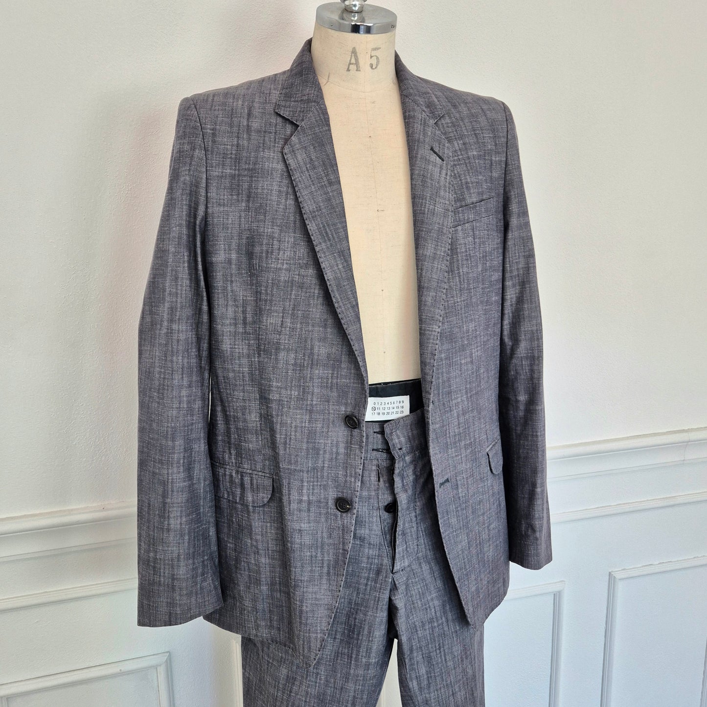 Maison Martin Margiela | Completo uomo cotone grigio