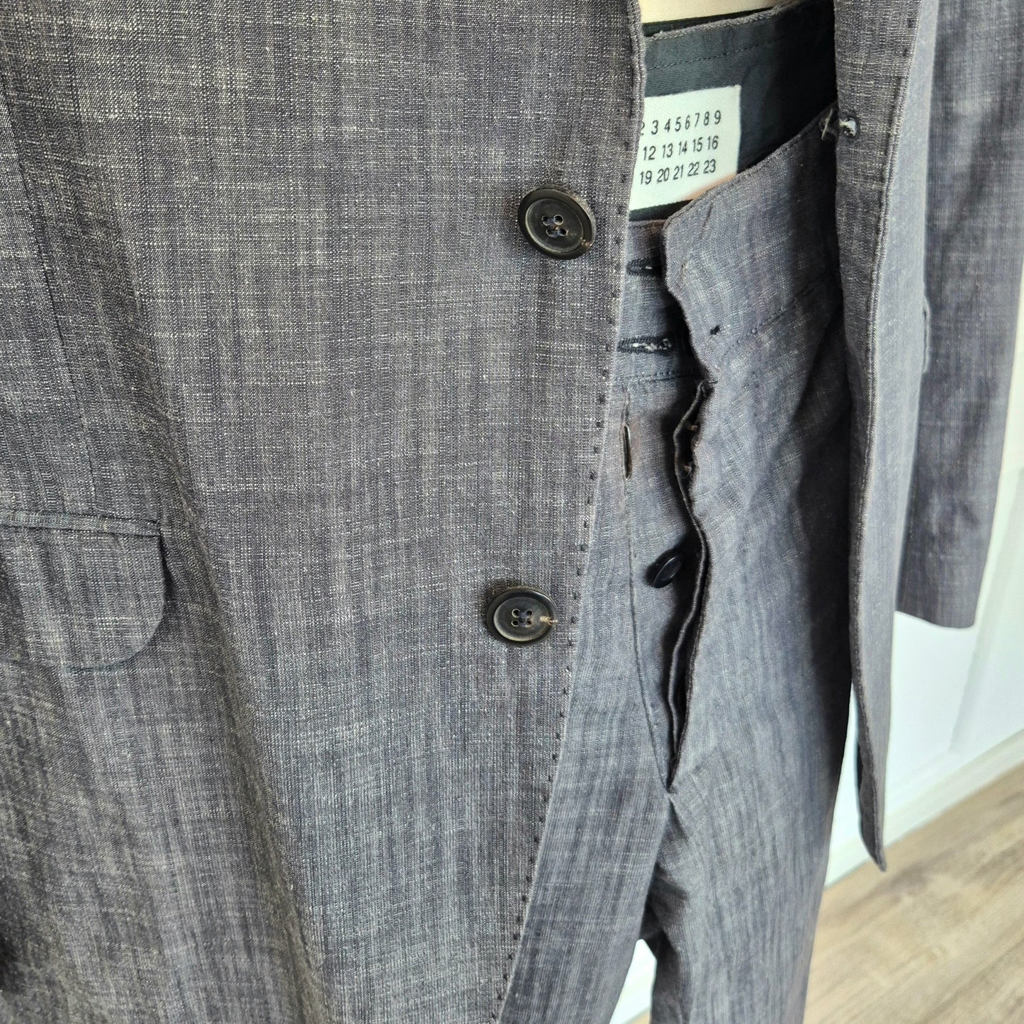 Maison Martin Margiela | Completo uomo cotone grigio