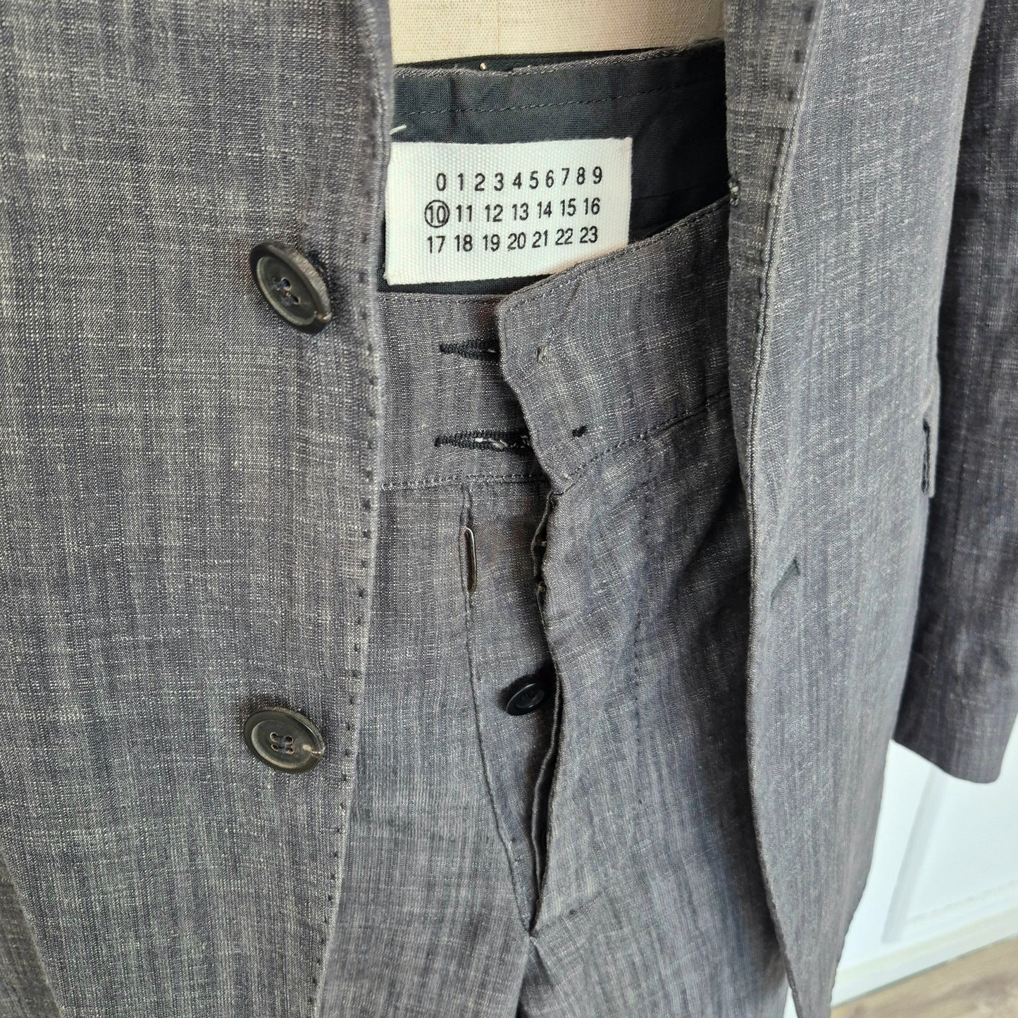 Maison Martin Margiela | Completo uomo cotone grigio