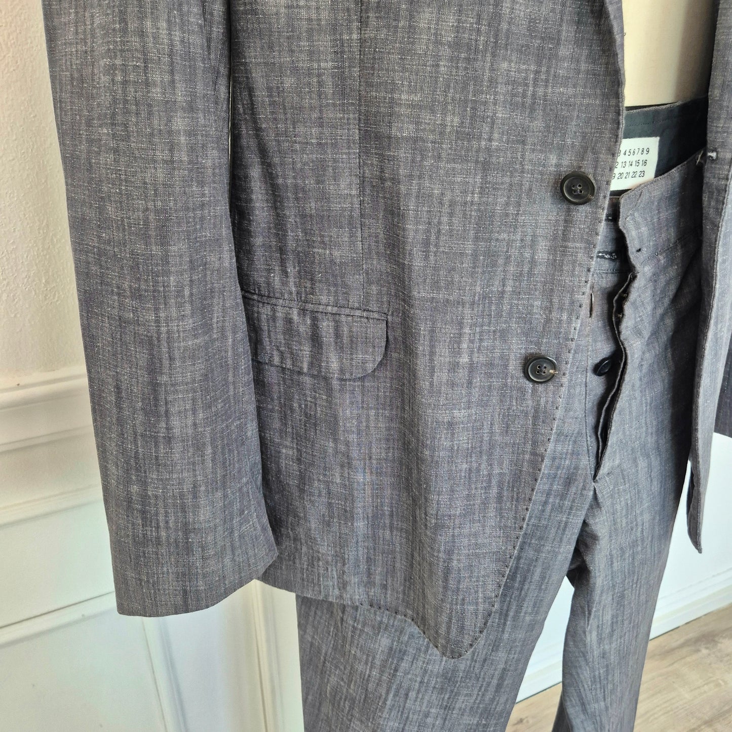 Maison Martin Margiela | Completo uomo cotone grigio