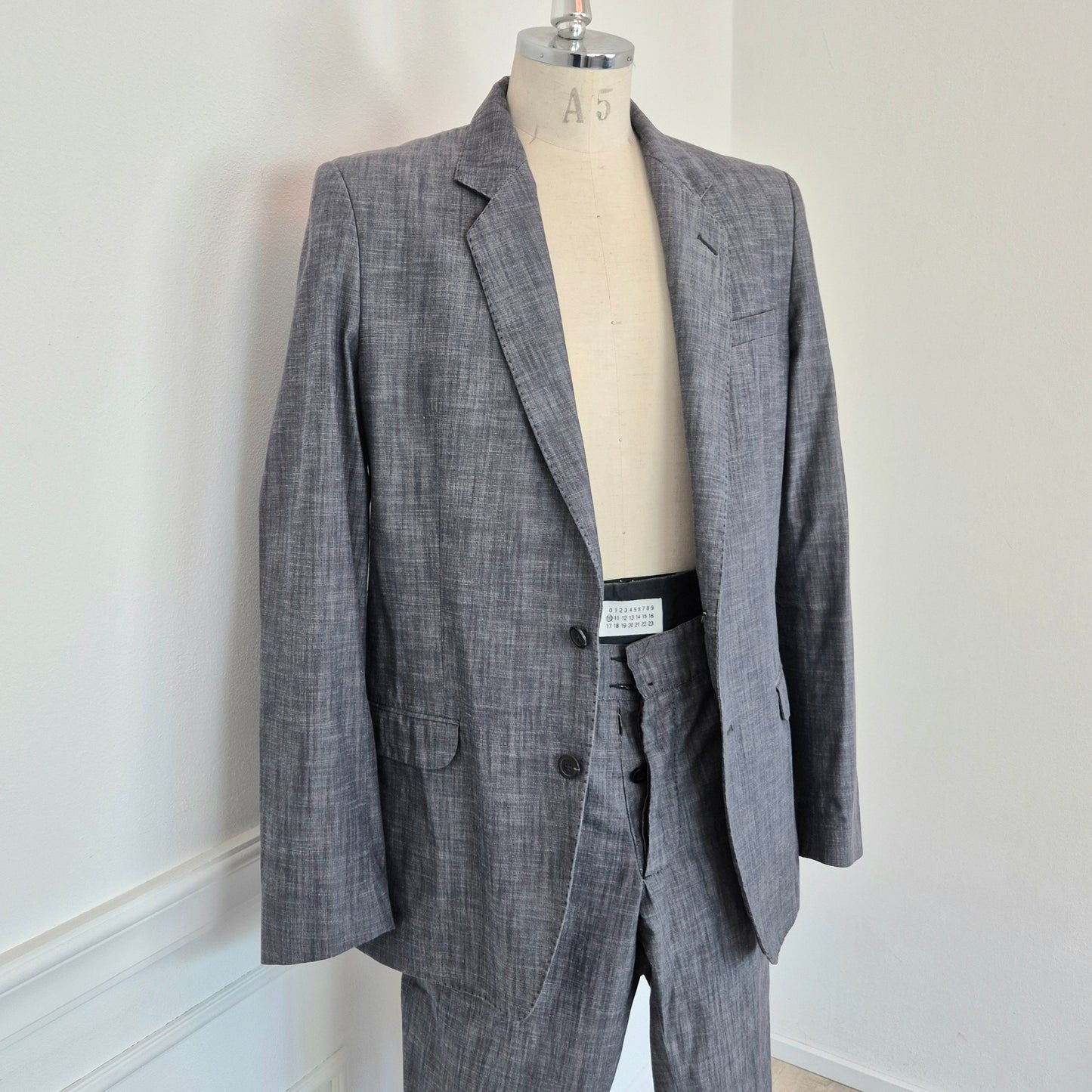 Maison Martin Margiela | Completo uomo cotone grigio