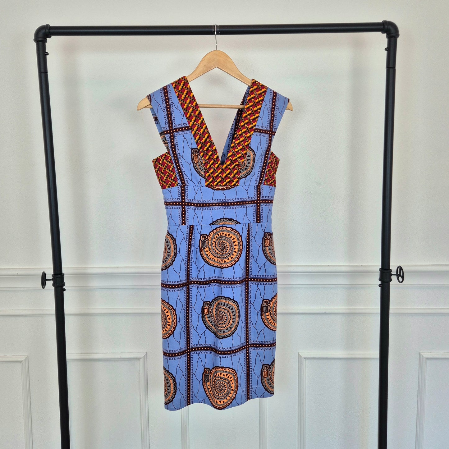 Stella Jean | Abito tubino wax print