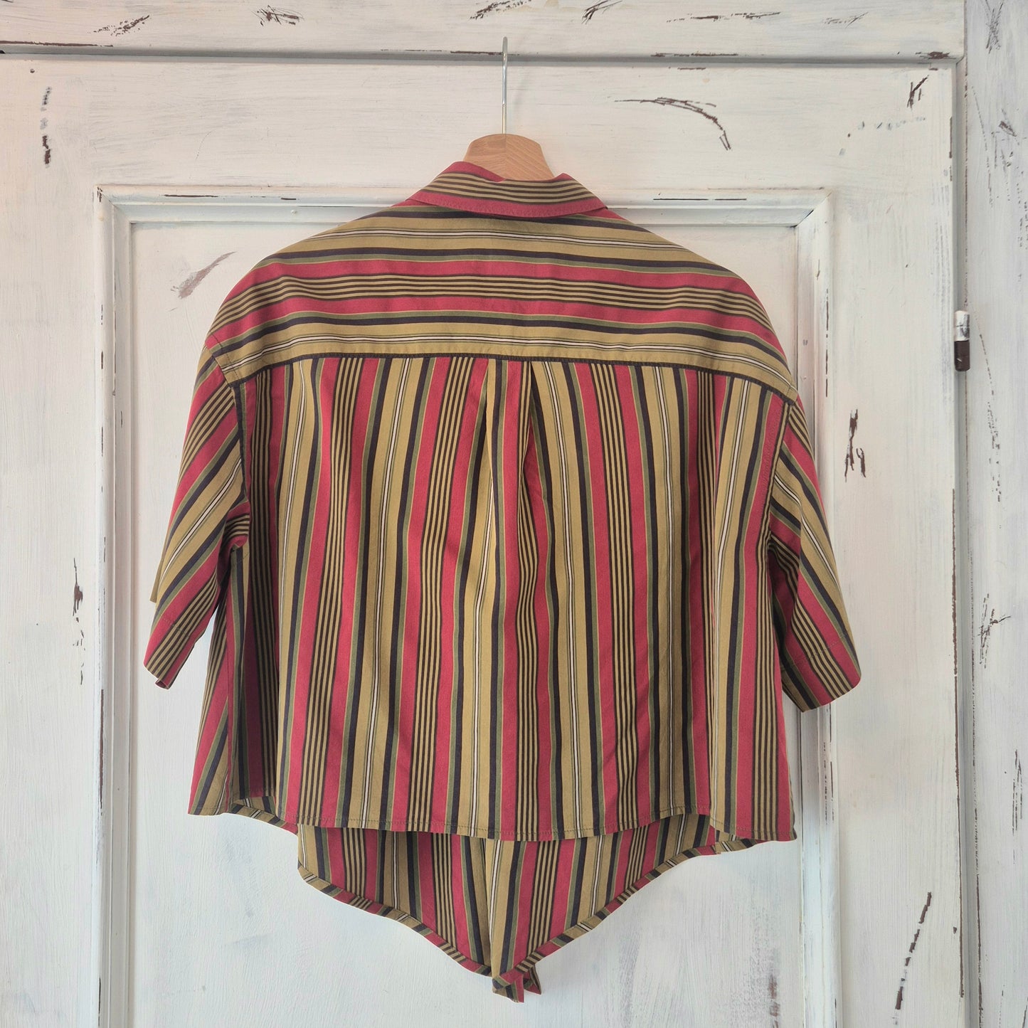 Romeo Gigli | Camicia a righe da annodare in vita