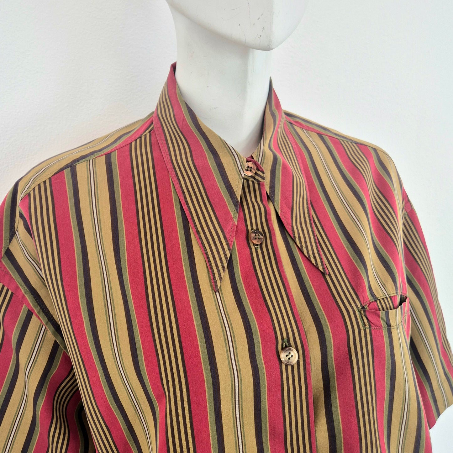 Romeo Gigli | Camicia a righe da annodare in vita