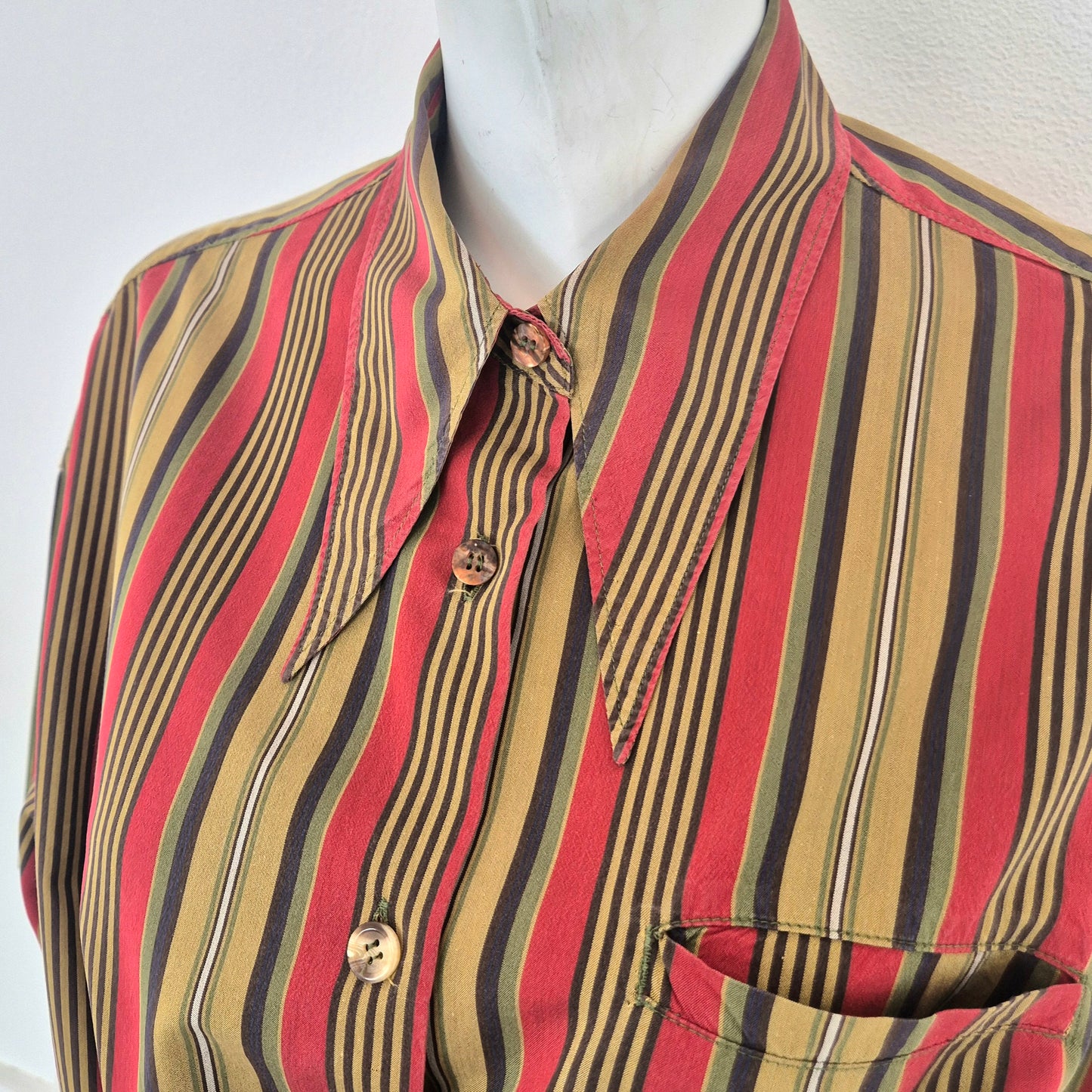 Romeo Gigli | Camicia a righe da annodare in vita