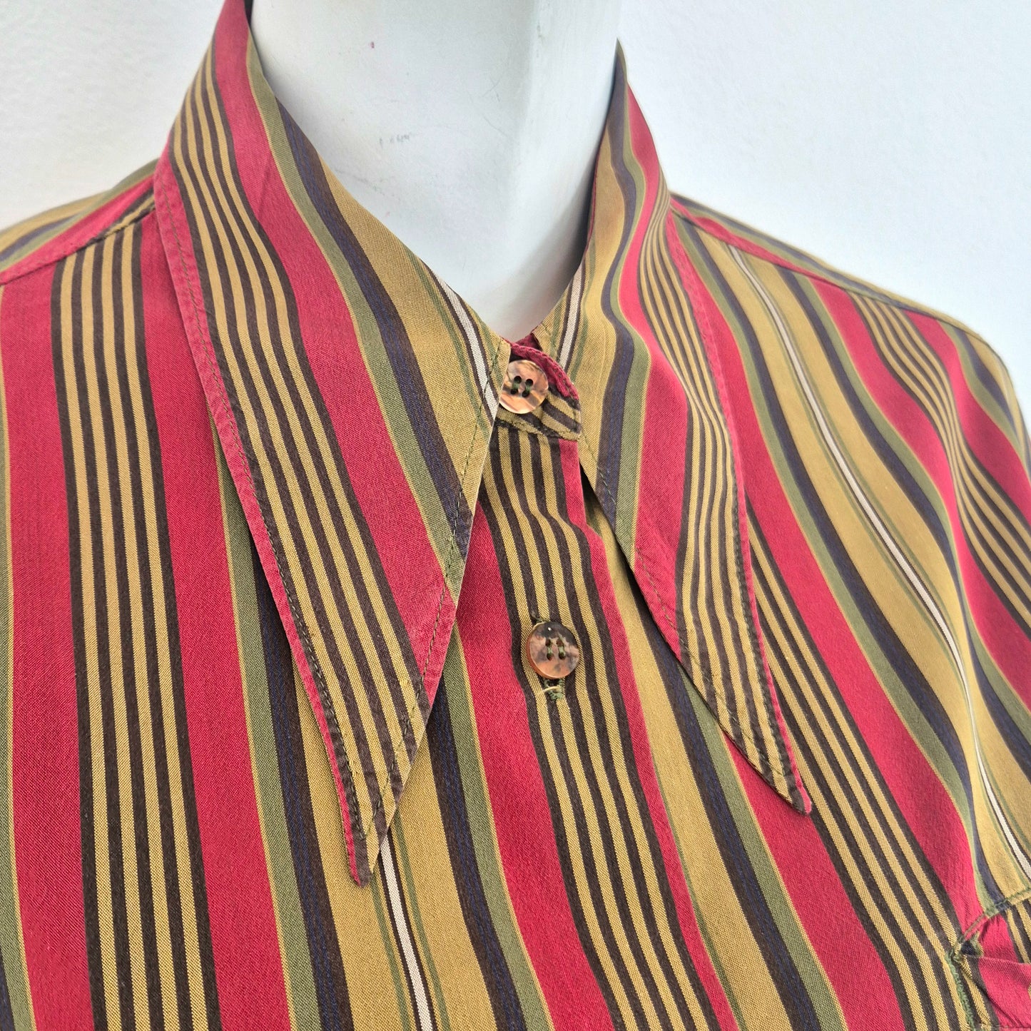 Romeo Gigli | Camicia a righe da annodare in vita