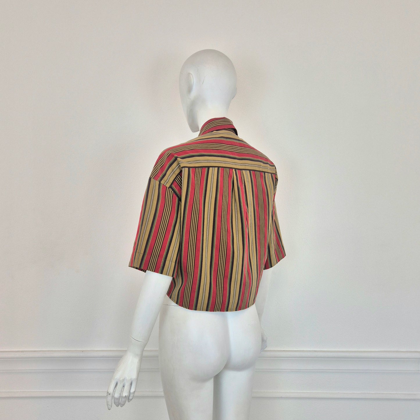 Romeo Gigli | Camicia a righe da annodare in vita