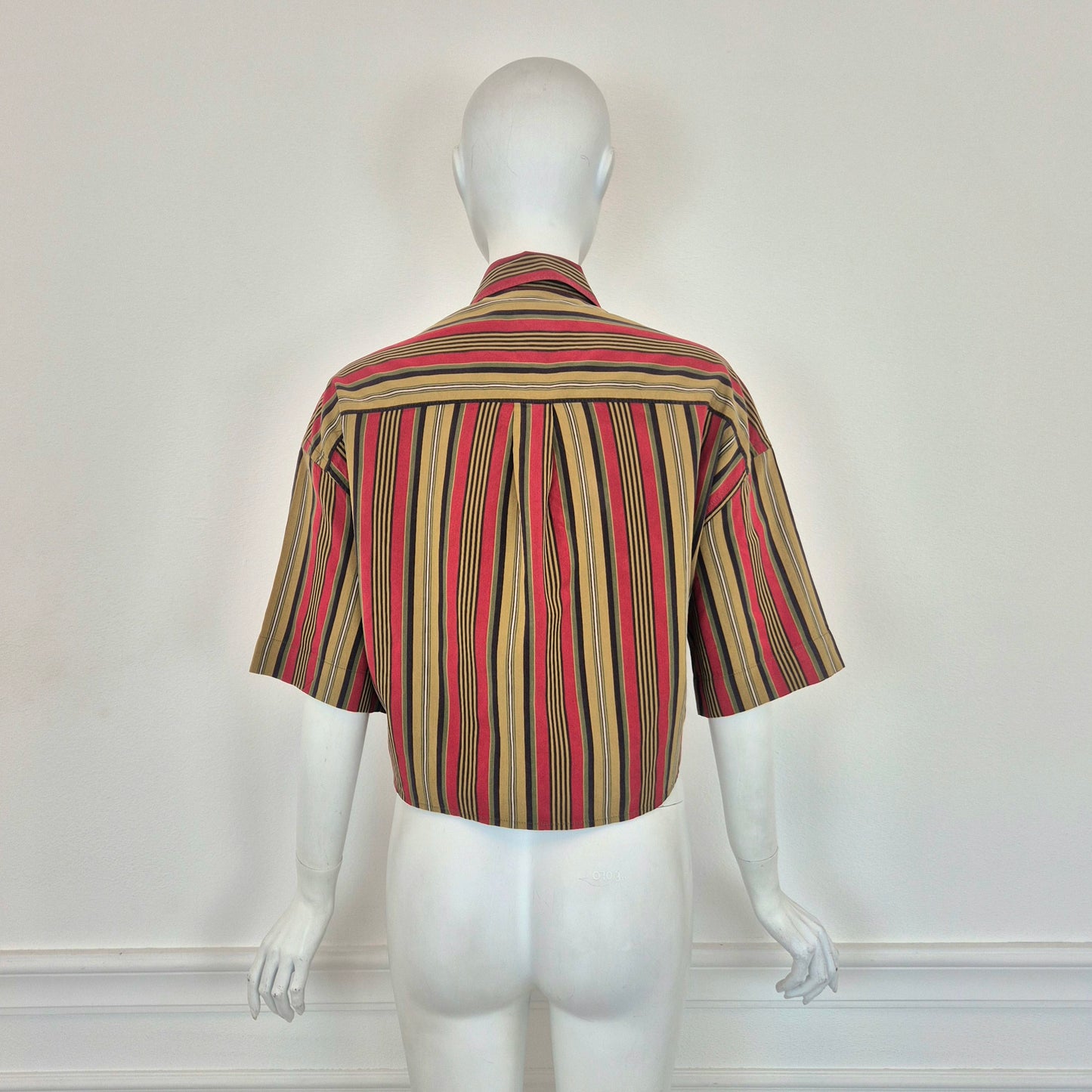 Romeo Gigli | Camicia a righe da annodare in vita