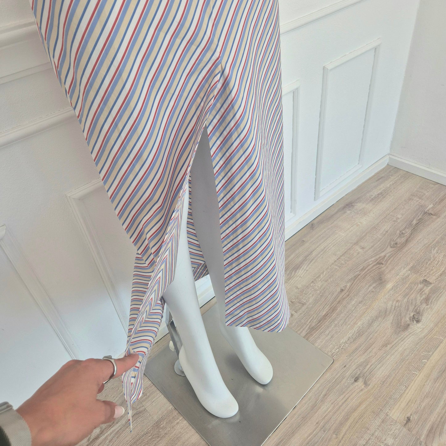 Romeo Gigli | Gonna lunga righe multicolor