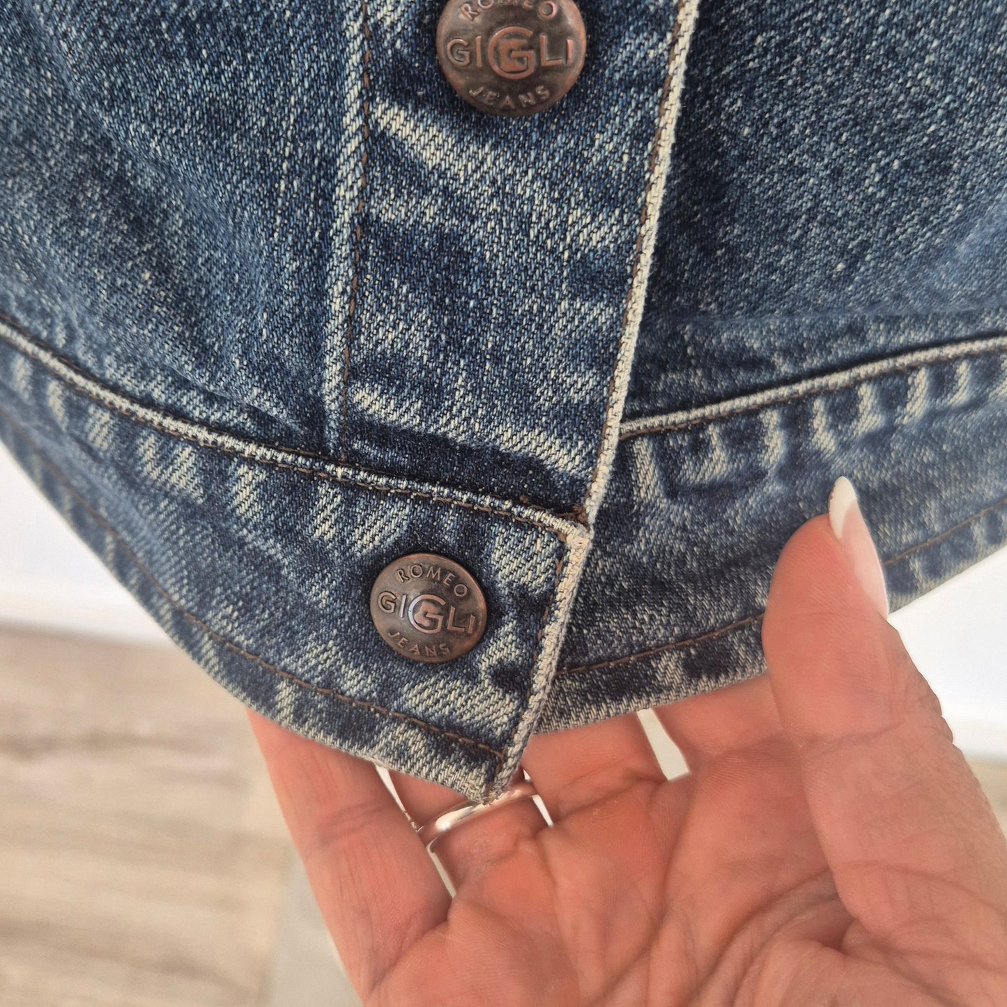 Romeo Gigli jeans | Top in denim