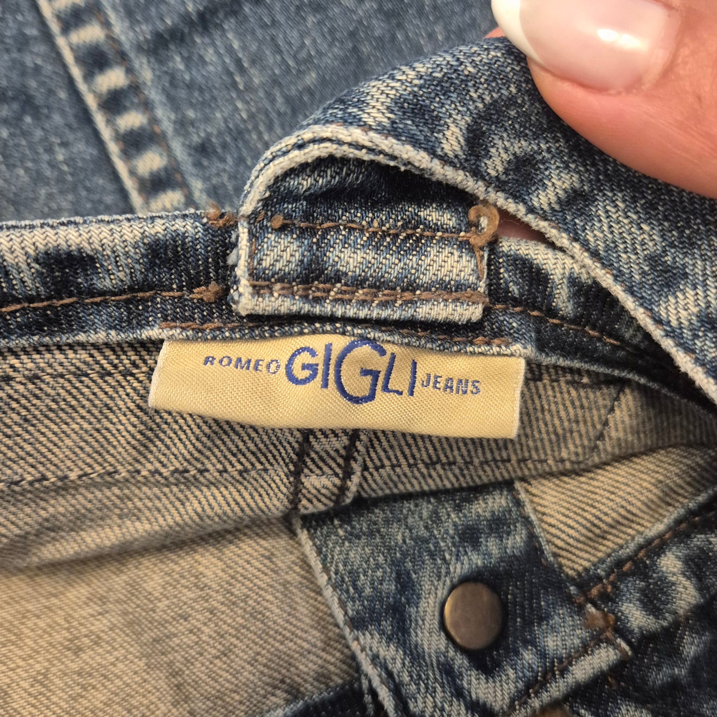 Romeo Gigli jeans | Top in denim