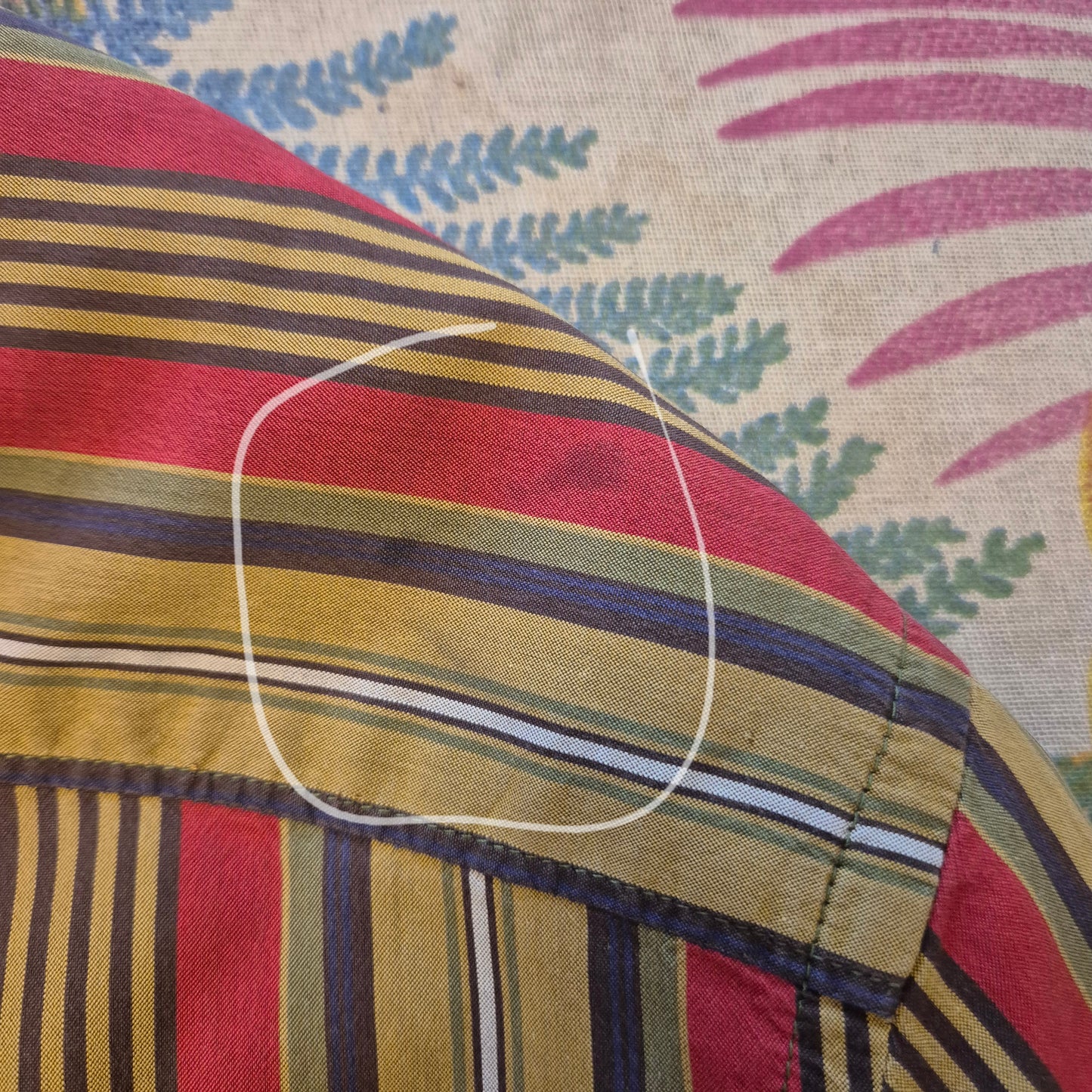 Romeo Gigli | Camicia a righe da annodare in vita