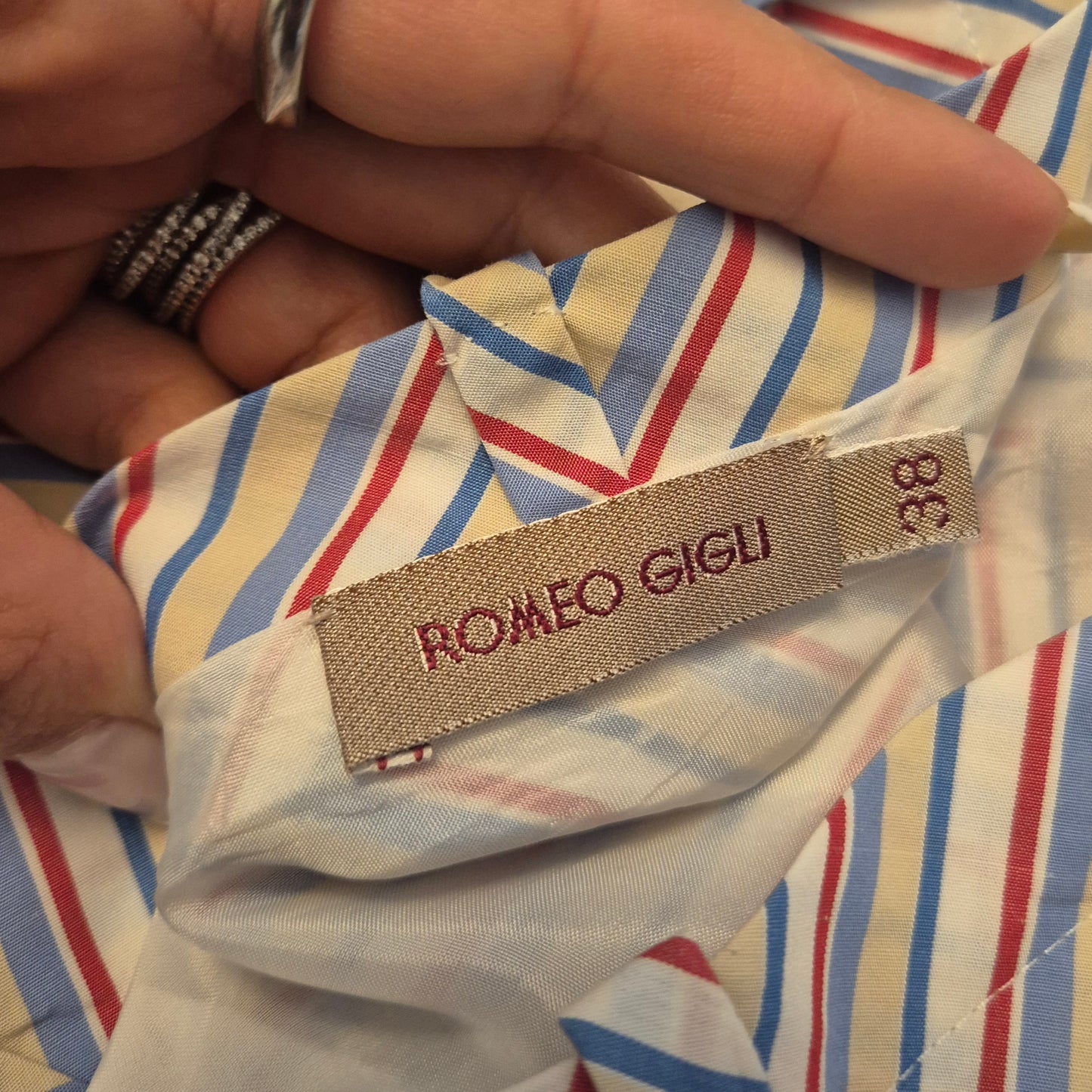 Romeo Gigli | Gonna lunga righe multicolor