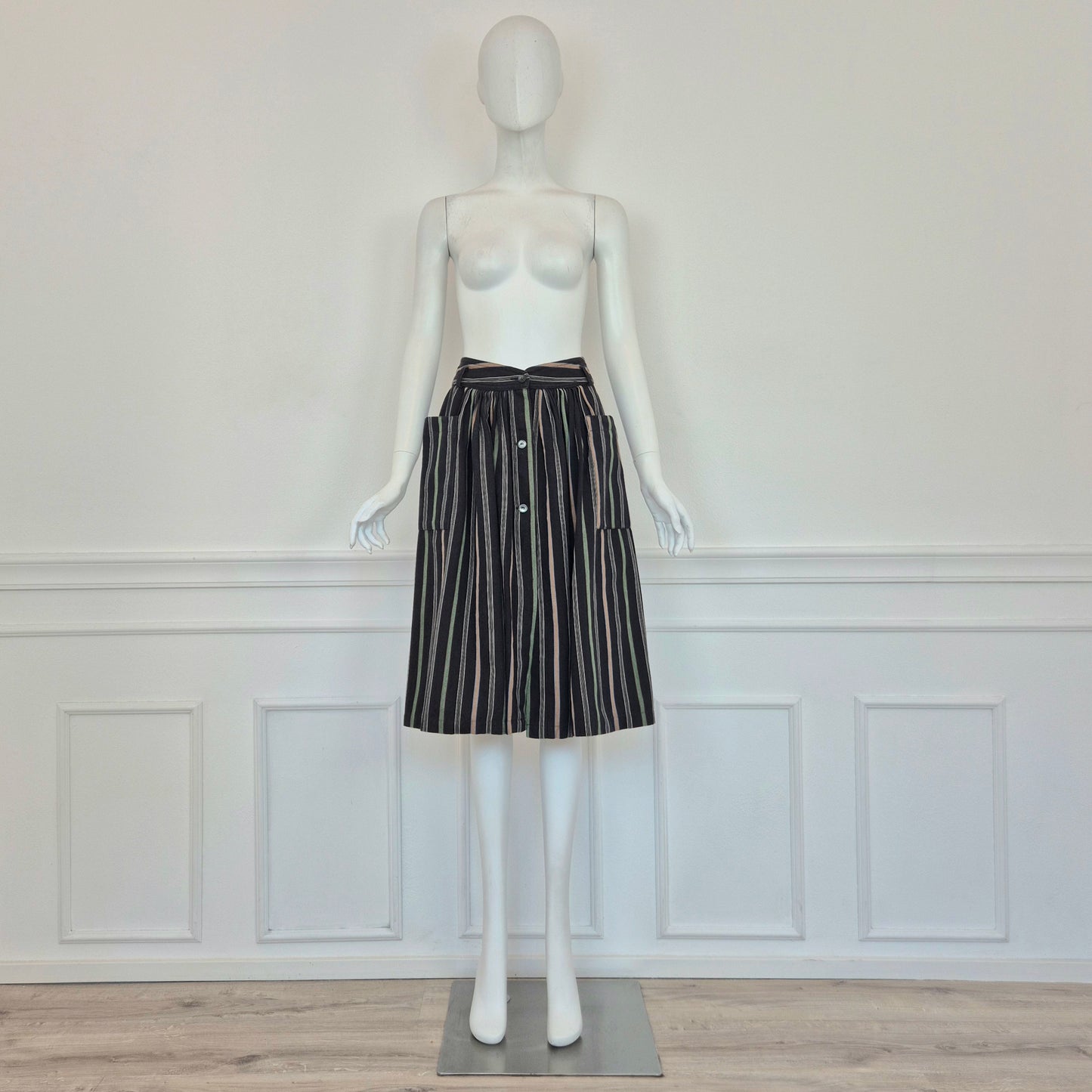 Kenzo | Gonna a righe in cotone