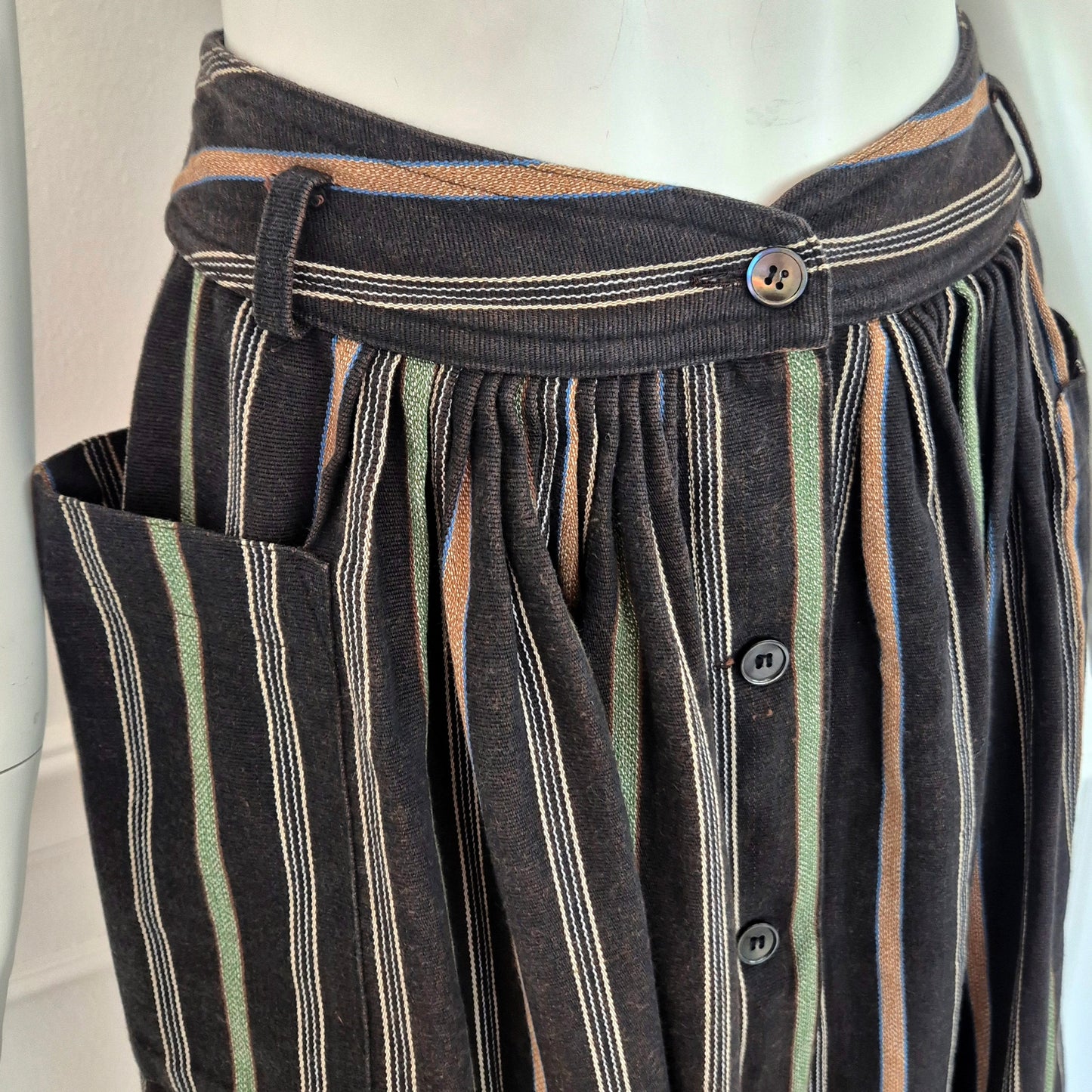 Kenzo | Gonna a righe in cotone