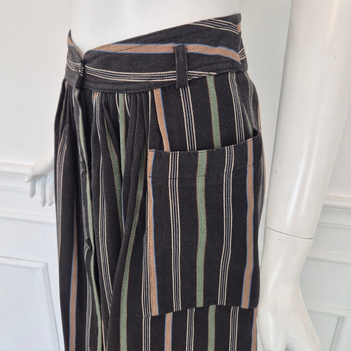 Kenzo | Gonna a righe in cotone