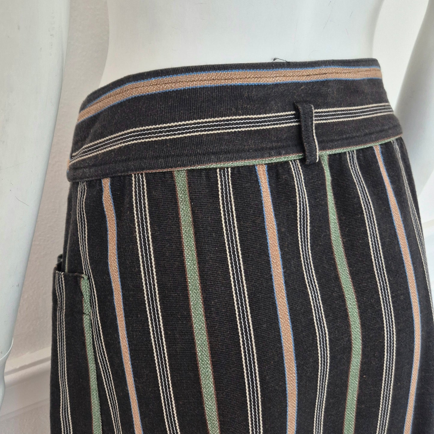Kenzo | Gonna a righe in cotone