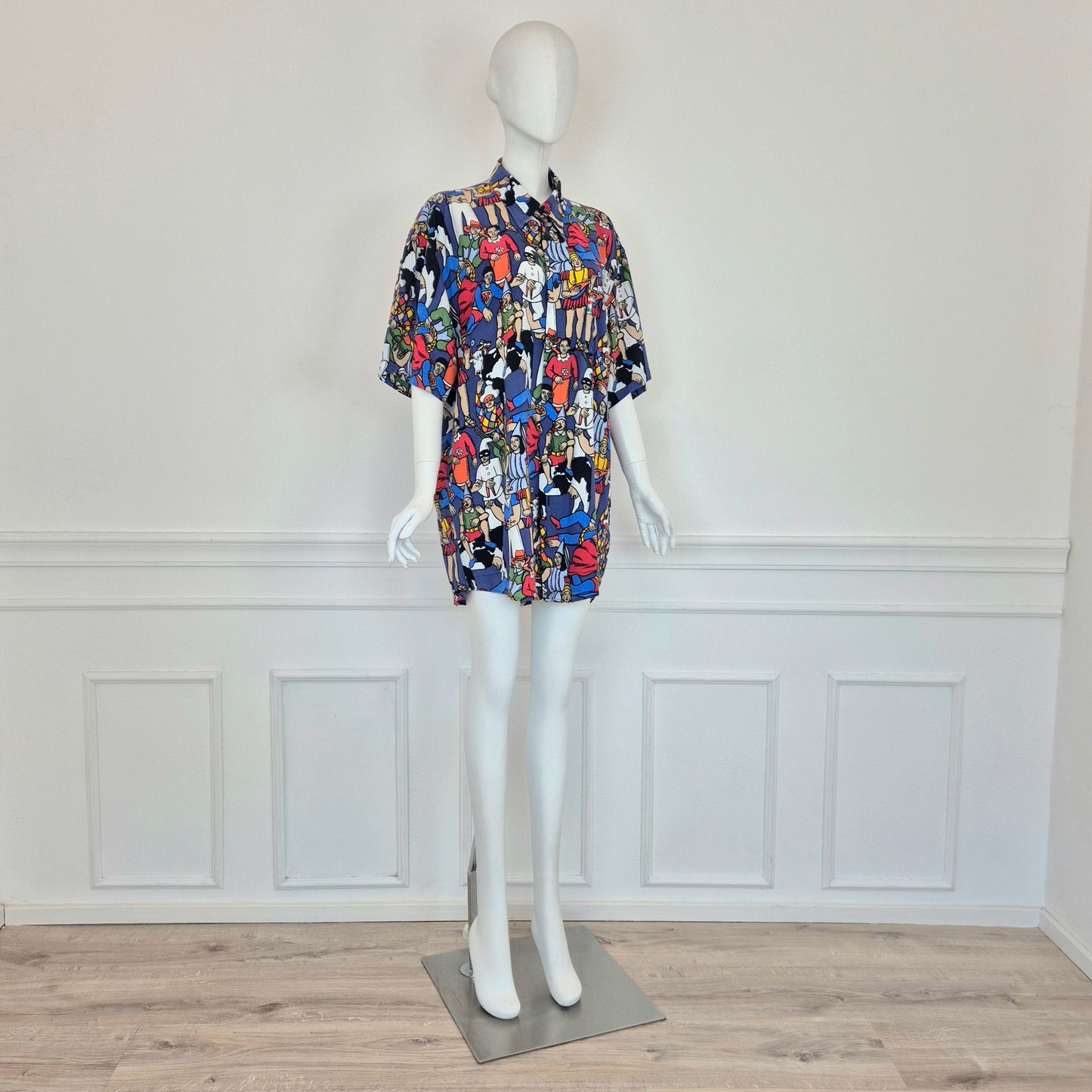 Moschino | Camicia stampa "maschere"