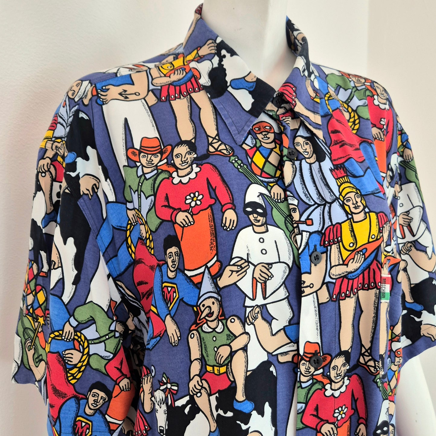 Moschino | Camicia stampa "maschere"