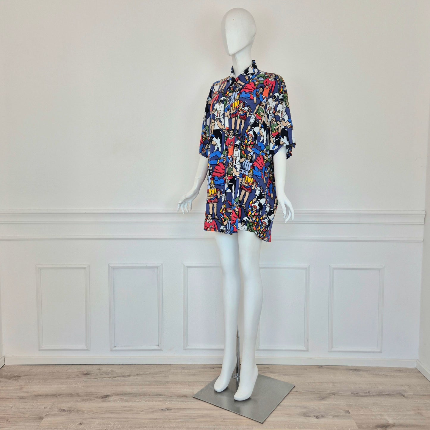 Moschino | Camicia stampa "maschere"