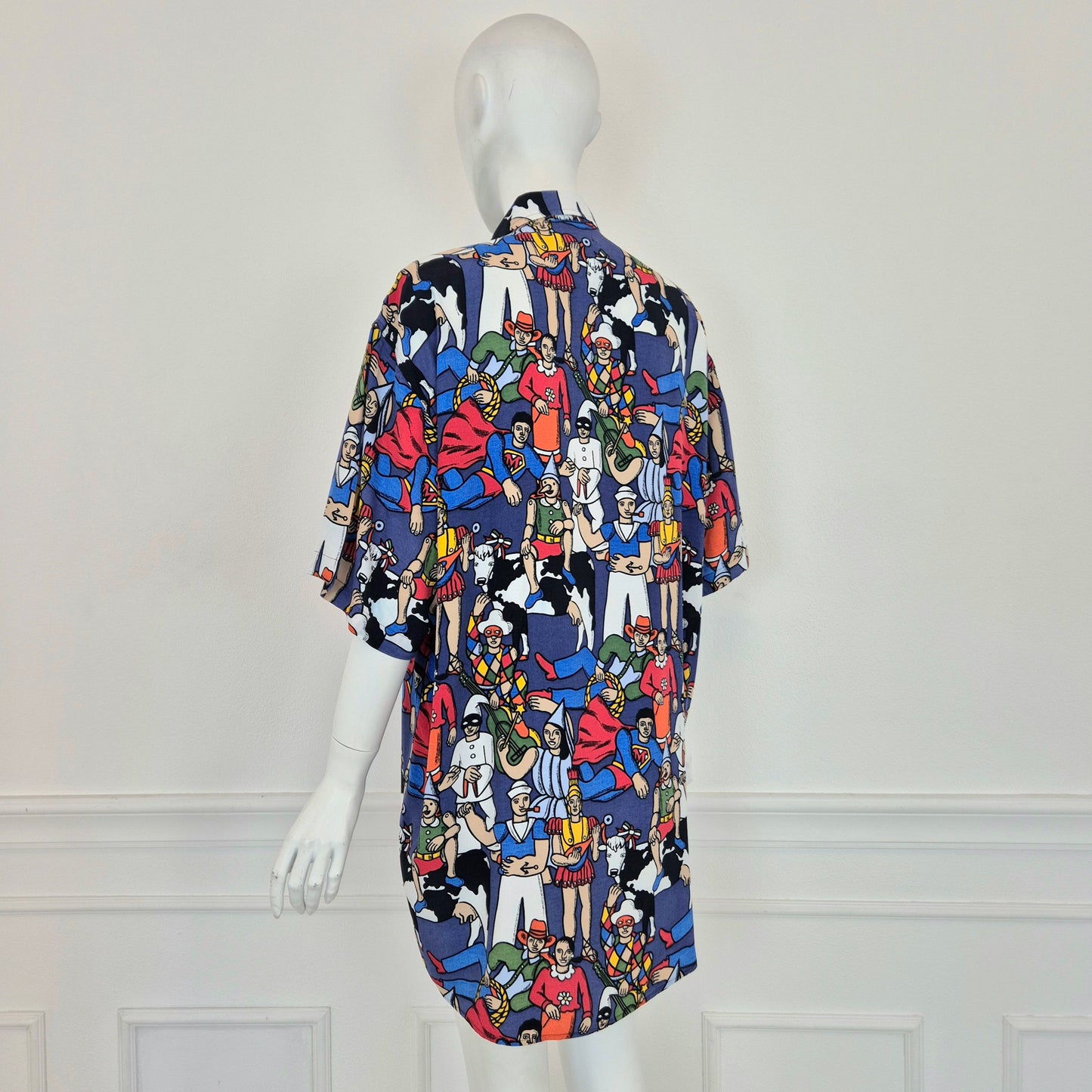 Moschino | Camicia stampa "maschere"