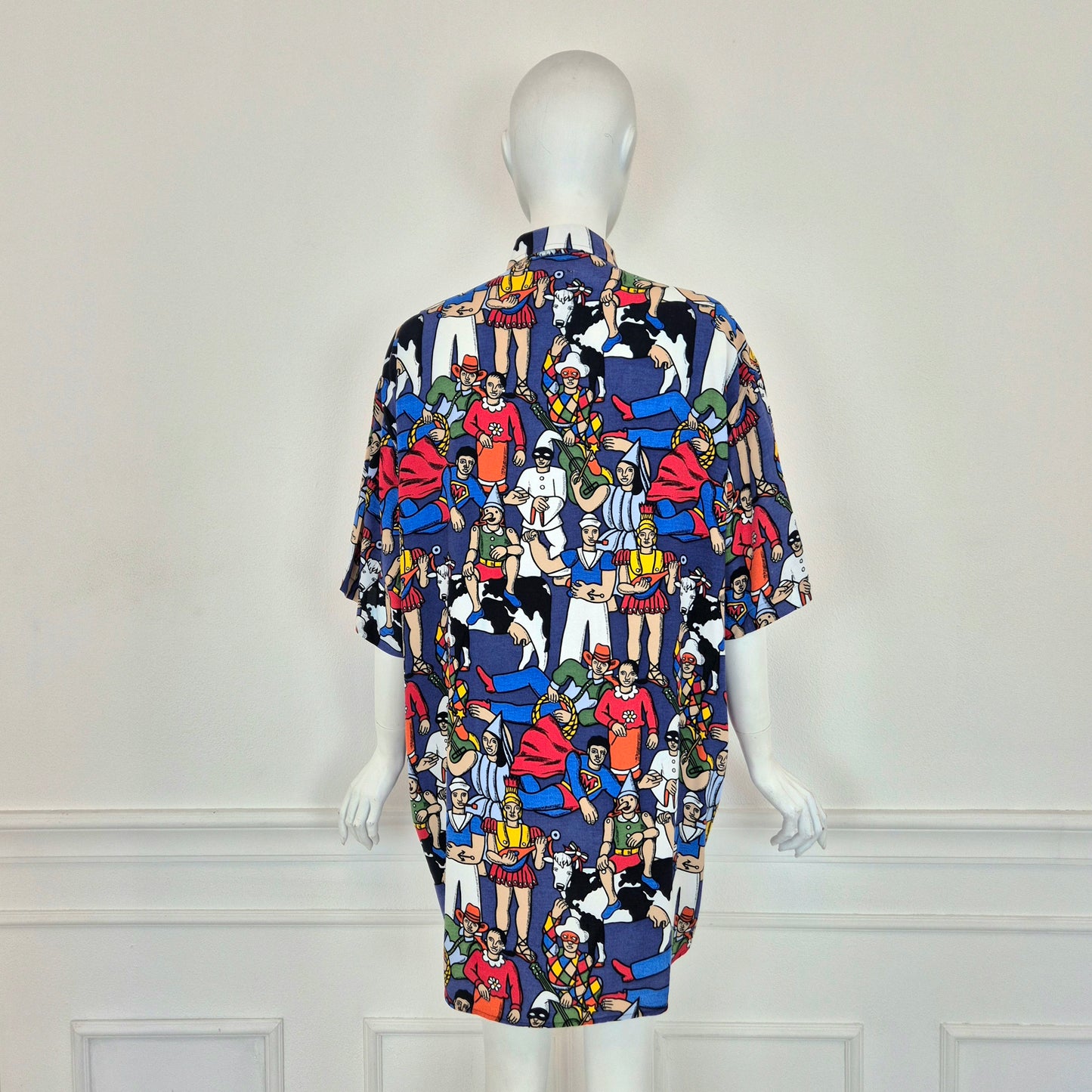 Moschino | Camicia stampa "maschere"