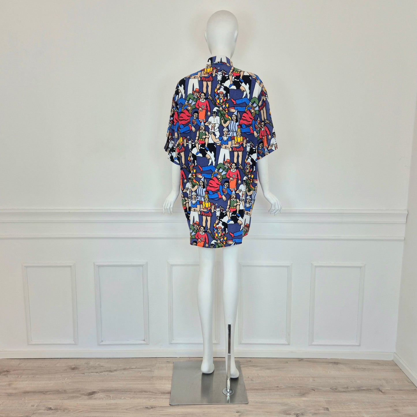 Moschino | Camicia stampa "maschere"