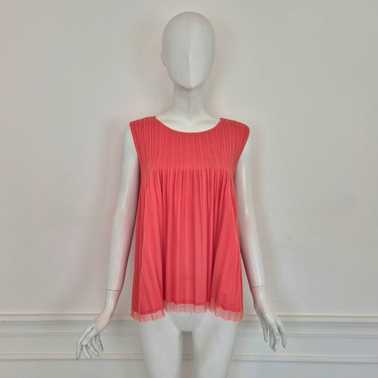 Pleats Please Issey Miyake | Top plissè doppio strato