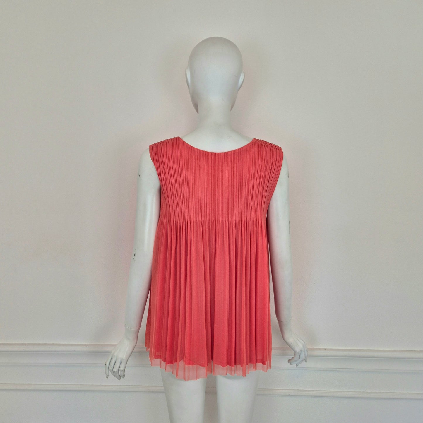 Pleats Please Issey Miyake | Top plissè doppio strato