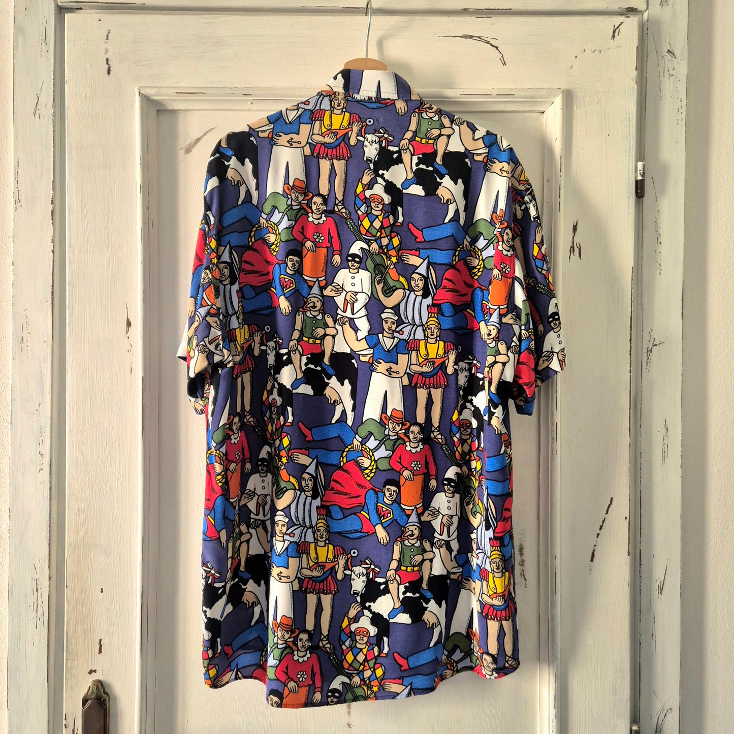 Moschino | Camicia stampa "maschere"
