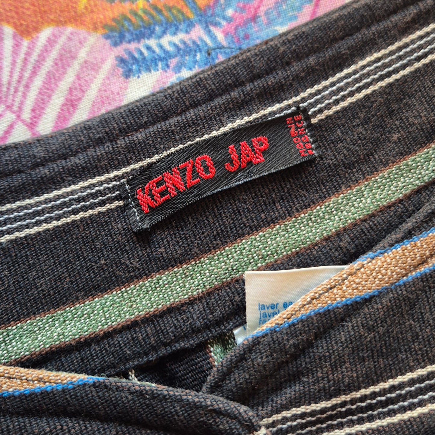 Kenzo | Gonna a righe in cotone