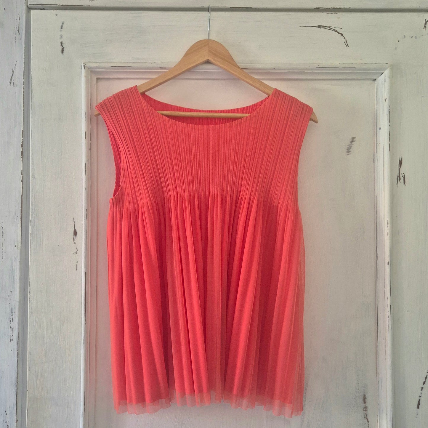 Pleats Please Issey Miyake | Top plissè doppio strato