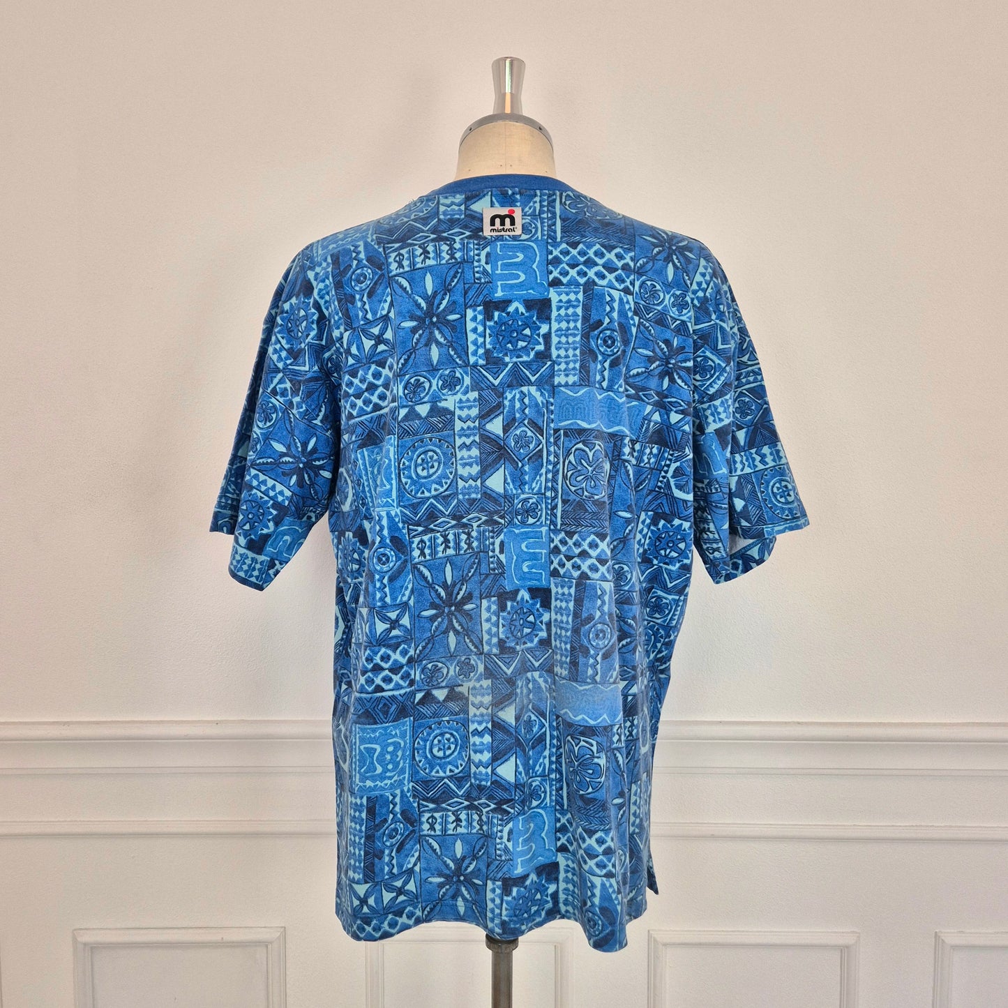 Mistral | T shirt vintage uomo azzurra