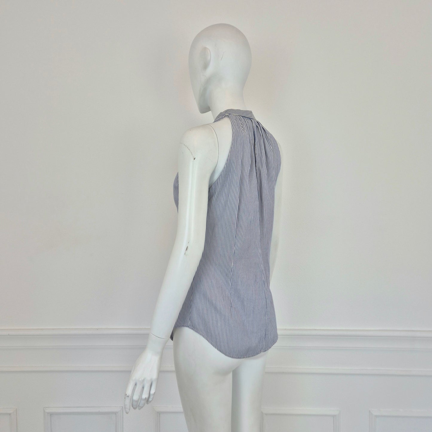 Romeo Gigli | Camicetta microriga bianco/blu