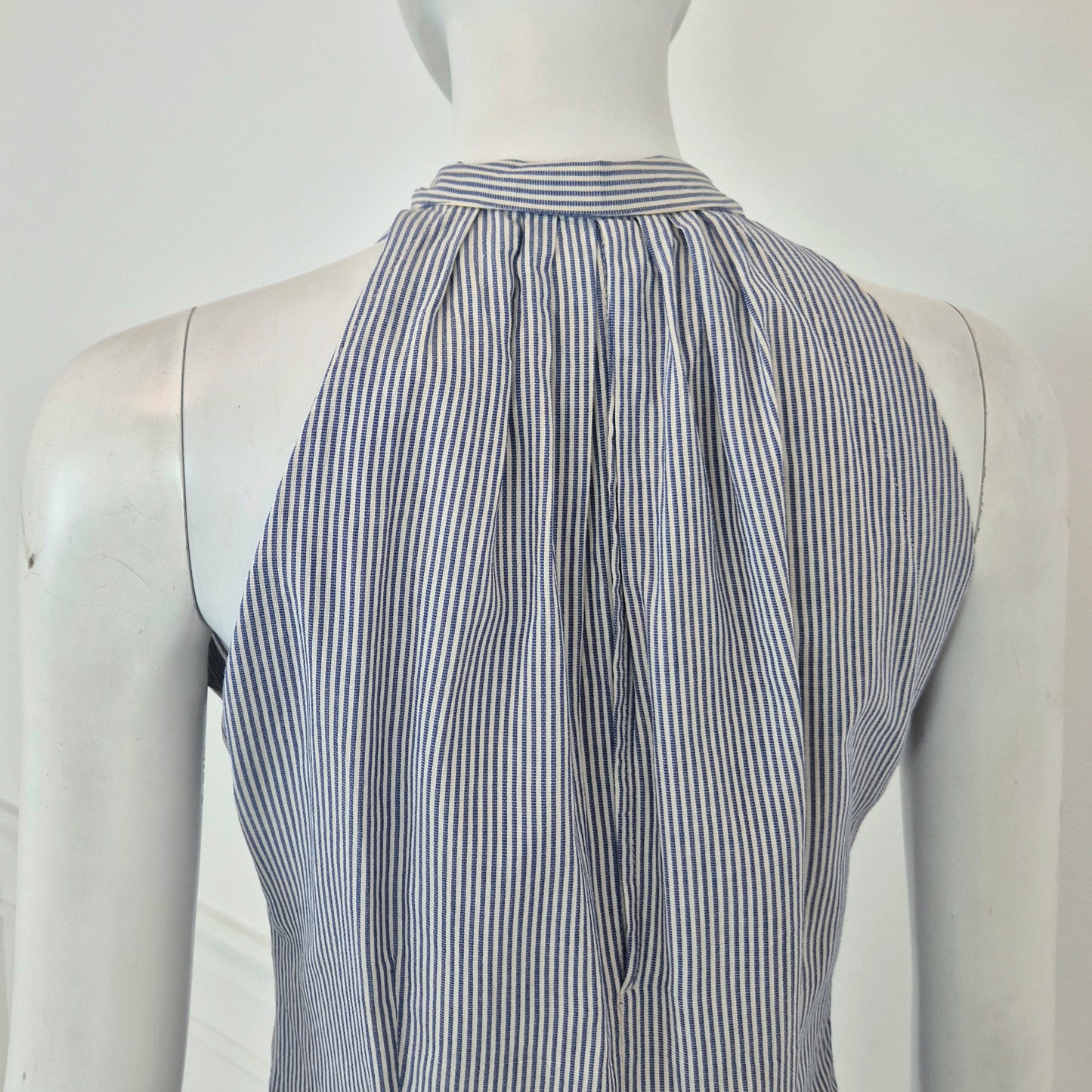 Romeo Gigli | Camicetta microriga bianco/blu