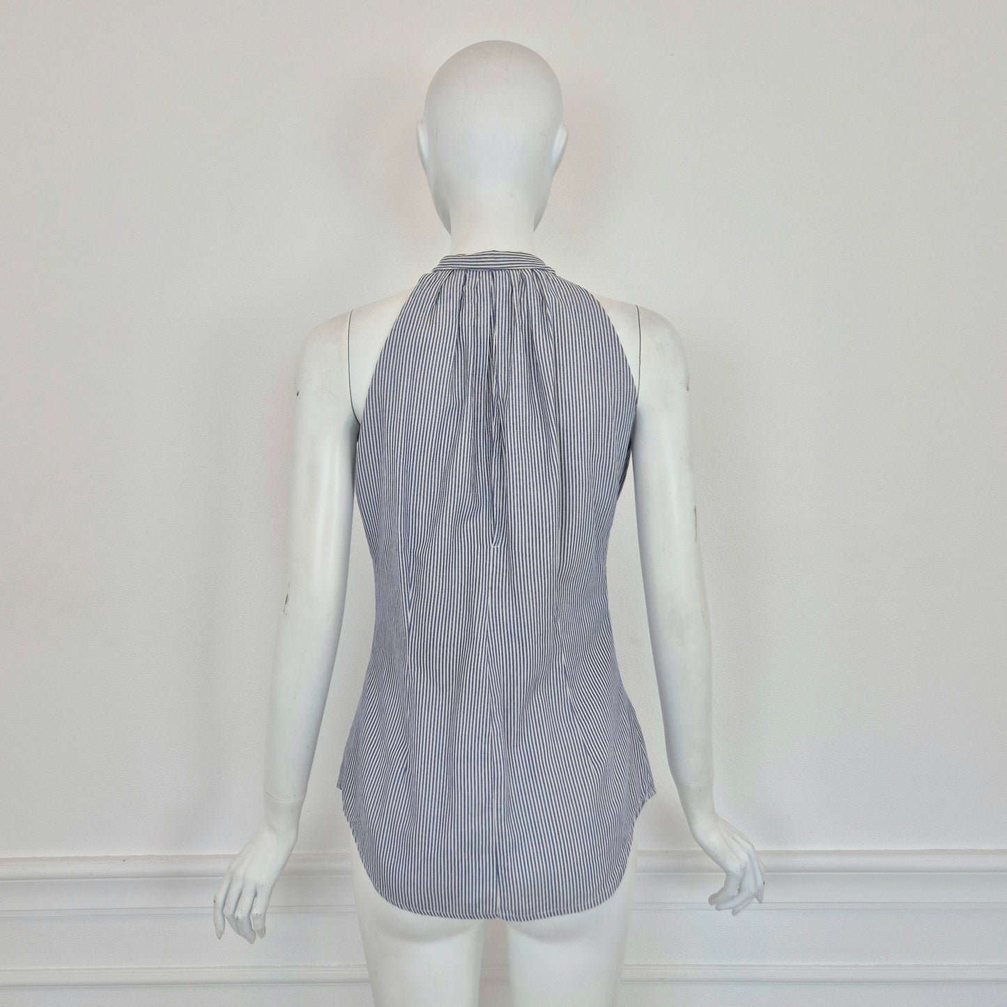 Romeo Gigli | Camicetta microriga bianco/blu