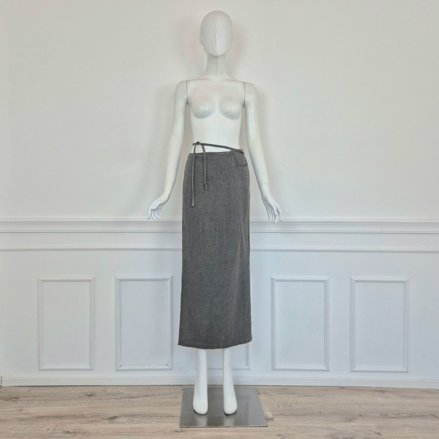 Jil Sander | Gonna lunga vintage puro lino