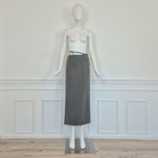Jil Sander | Gonna lunga vintage puro lino