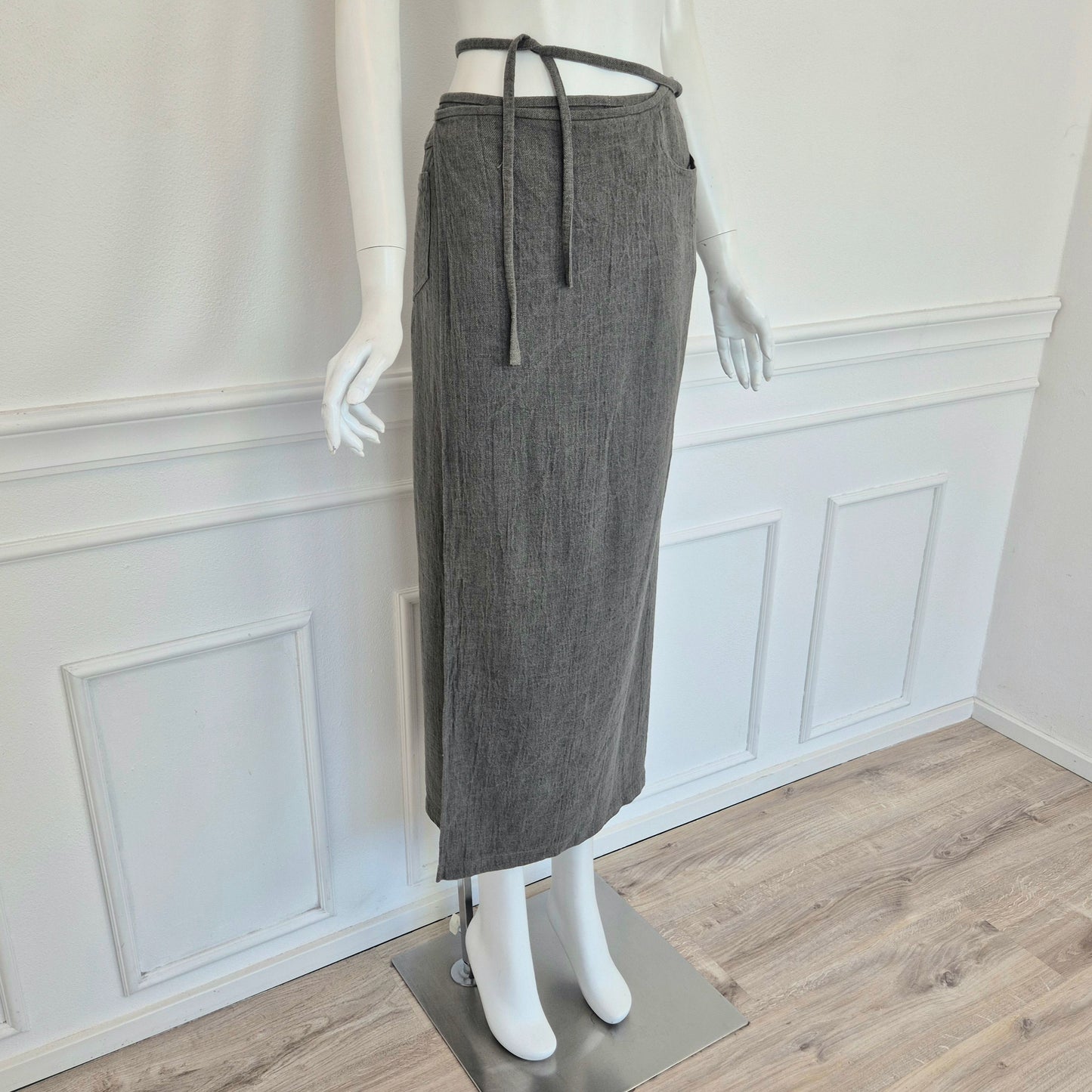 Jil Sander | Gonna lunga vintage puro lino