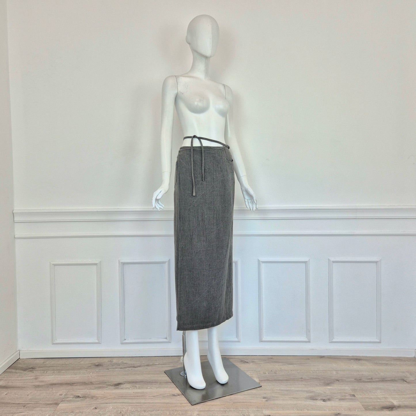 Jil Sander | Gonna lunga vintage puro lino