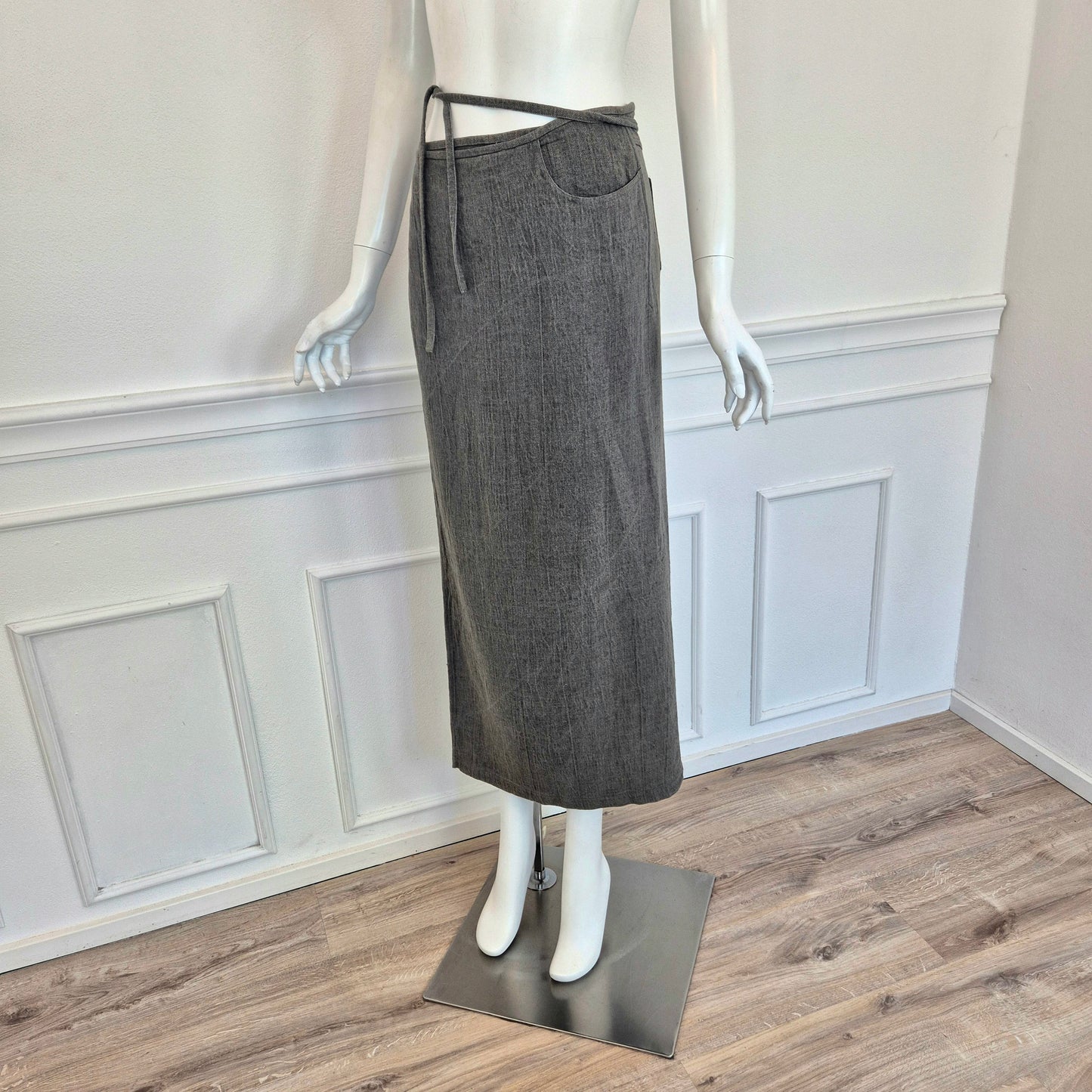 Jil Sander | Gonna lunga vintage puro lino