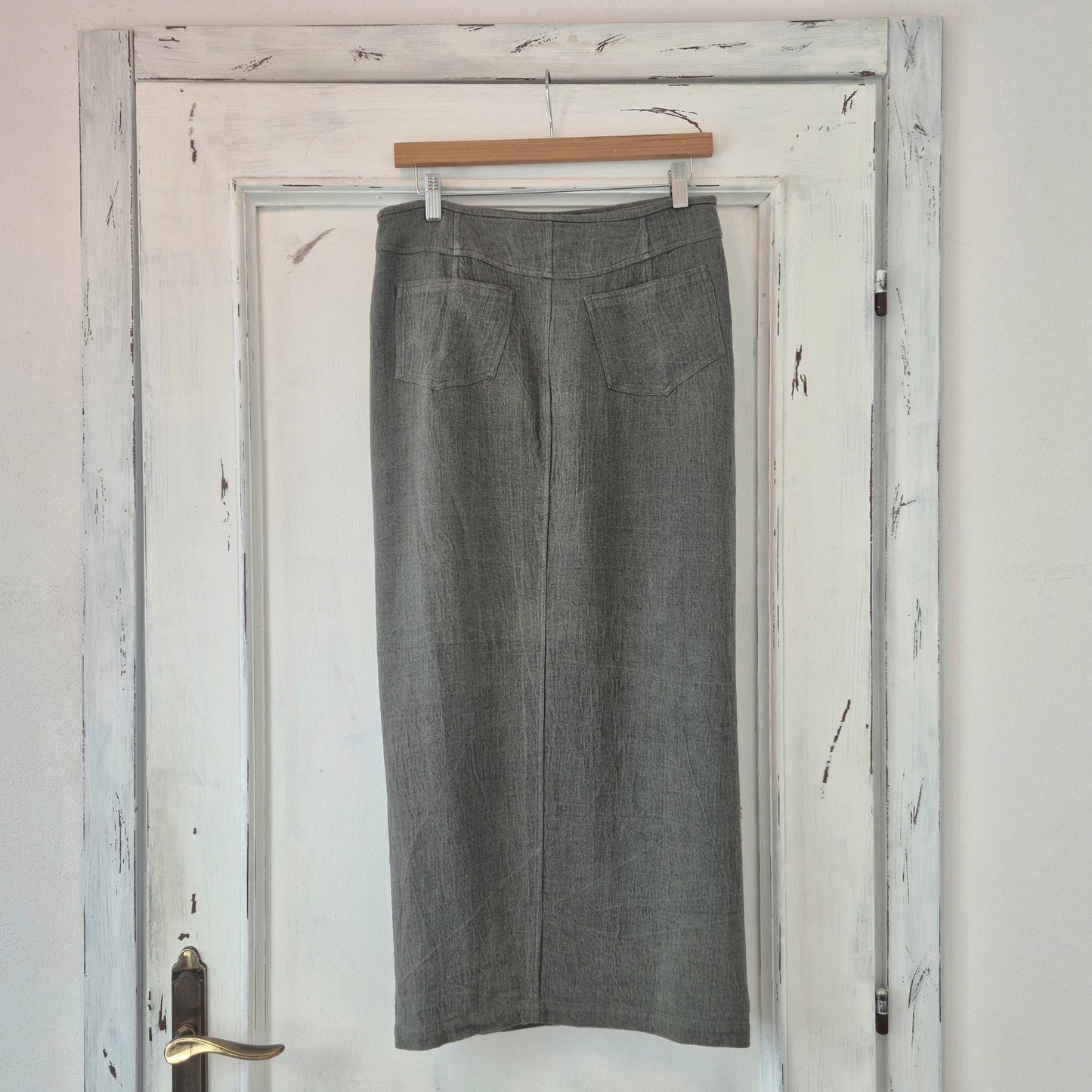 Jil Sander | Gonna lunga vintage puro lino