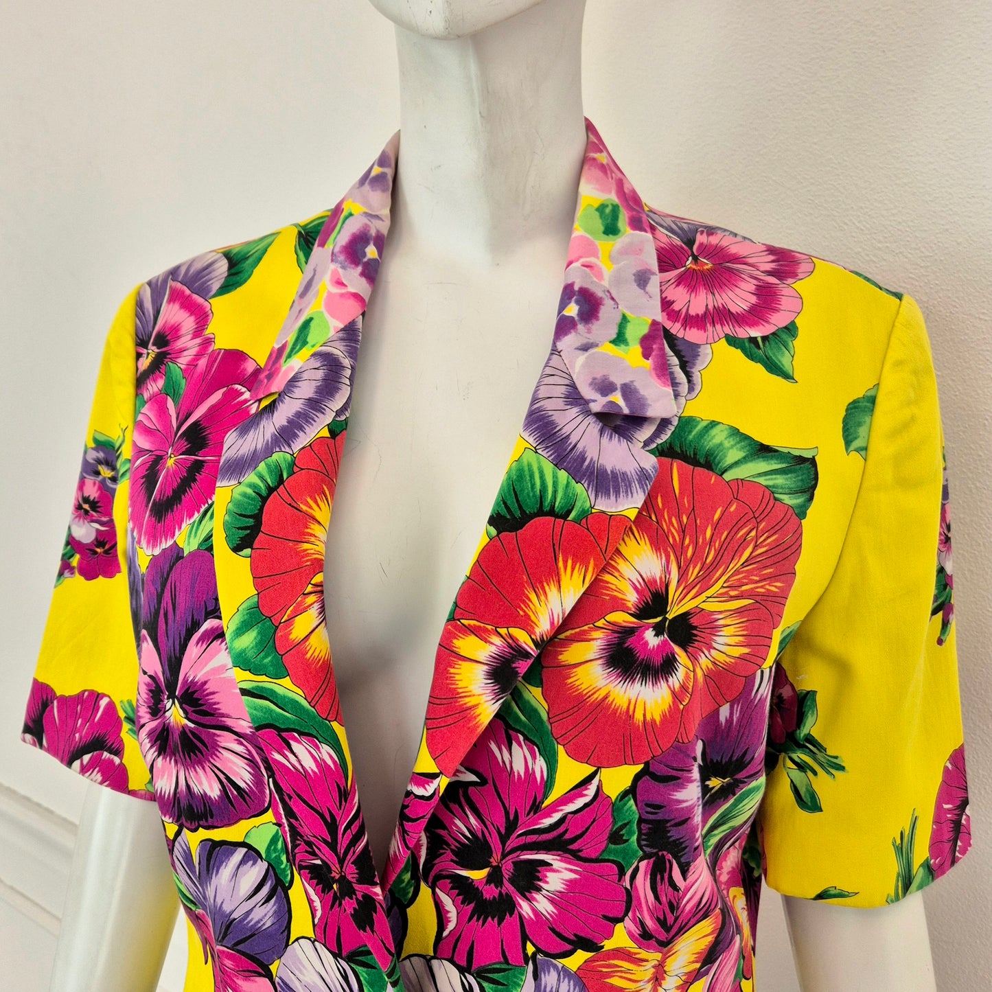 Versace Jeans Couture | Giacca manica corta stampa floreale